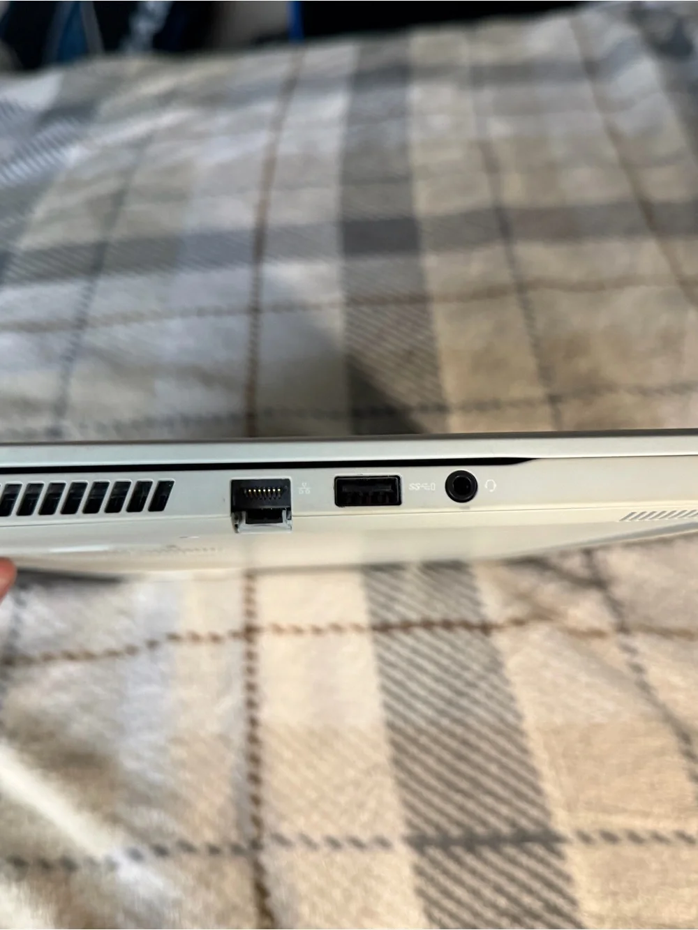 Alienware Silver-Gray Gaming Laptop with Subtle Logo